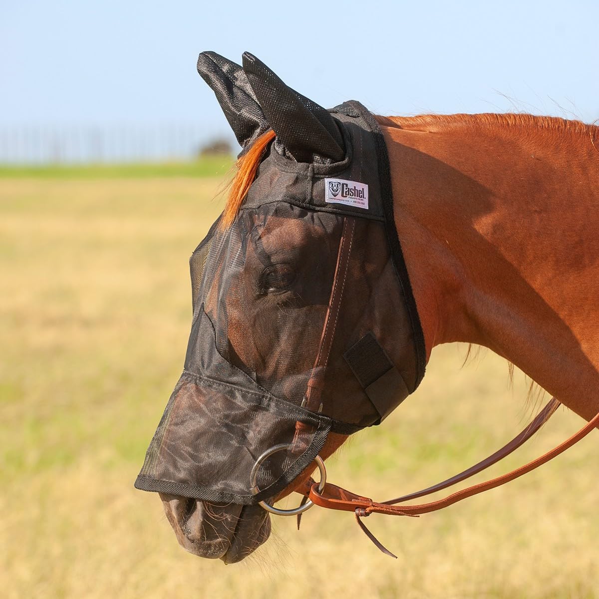 Algopix Similar Product 17 - Cashel Quiet Ride Horse Fly Mask with
