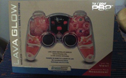Algopix Similar Product 6 - Dreamgear Red Ps2 Lavaglo Controller