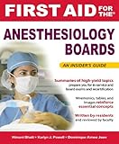 Algopix Similar Product 18 - First Aid for the Anesthesiology