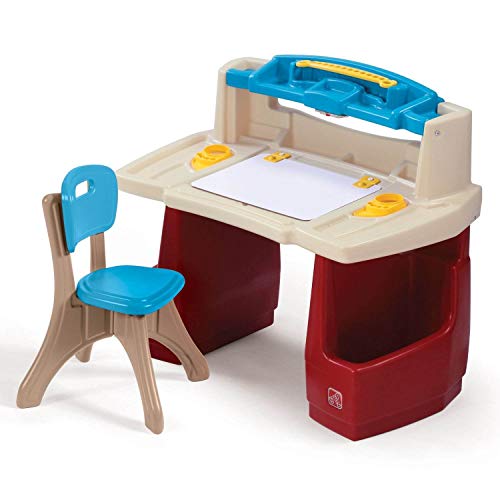 Algopix Similar Product 18 - Step2 Deluxe Art Master Kids Desk 