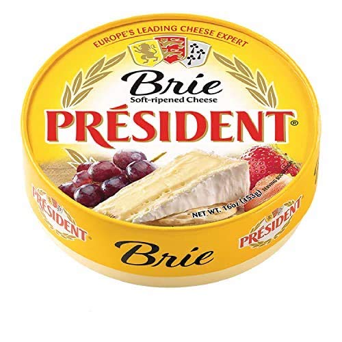 Algopix Similar Product 7 - President Brie Cheese Round, 16 oz