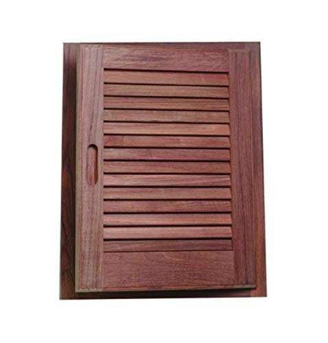 Algopix Similar Product 20 - SeaTeak Teak Louvered Door and Frame