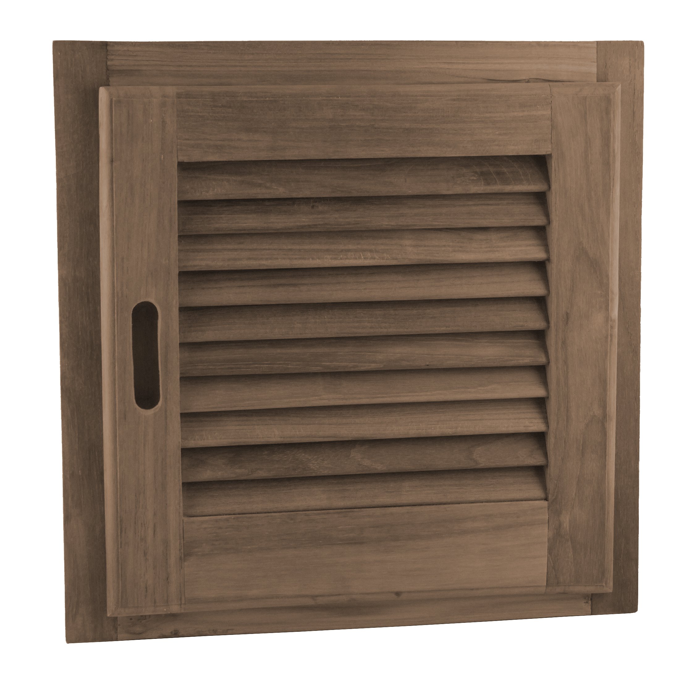 Algopix Similar Product 5 - SeaTeak 60723 Teak Louvered Door and