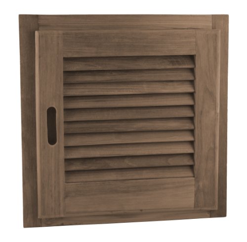 Algopix Similar Product 2 - SeaTeak 60722 Teak Louvered Door and