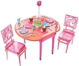Algopix Similar Product 15 - Barbie Dinner To Dessert Dining Room Set