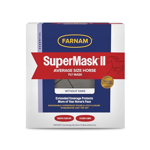 Algopix Similar Product 19 - Farnam SuperMask II horse fly mask