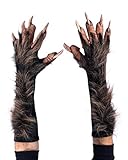 Algopix Similar Product 16 - Zagone Wolf Gloves Brown Werewolf