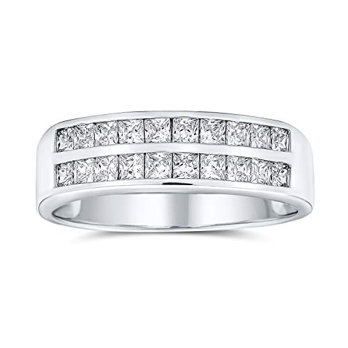 Algopix Similar Product 19 - Bling Jewelry Two Row Cubic Zirconia