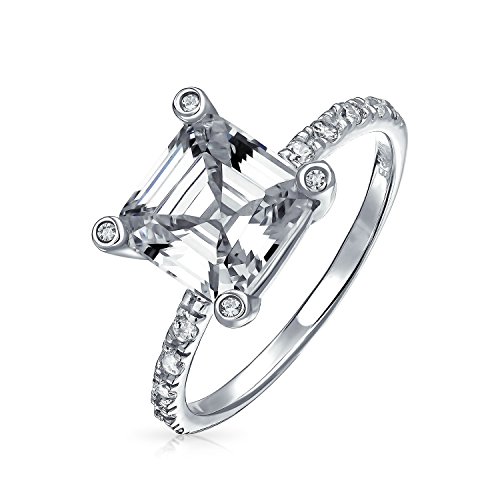 Algopix Similar Product 3 - Art Deco Style 3CT AAA CZ Square