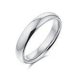 Algopix Similar Product 10 - Minimalist Plain Simple 925 Sterling