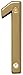 Algopix Similar Product 2 - HyKo 4 in Gold Brass Number 1 NailOn