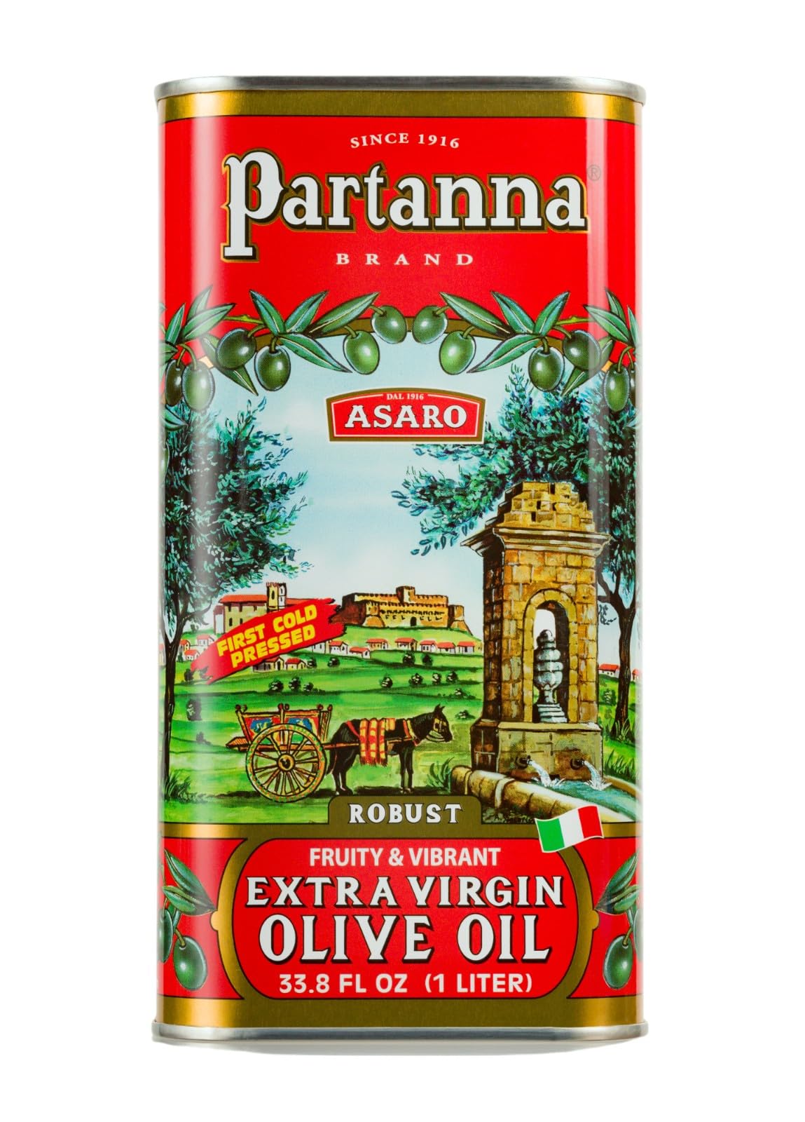 Algopix Similar Product 7 - Partanna Robust Extra Virgin Olive Oil