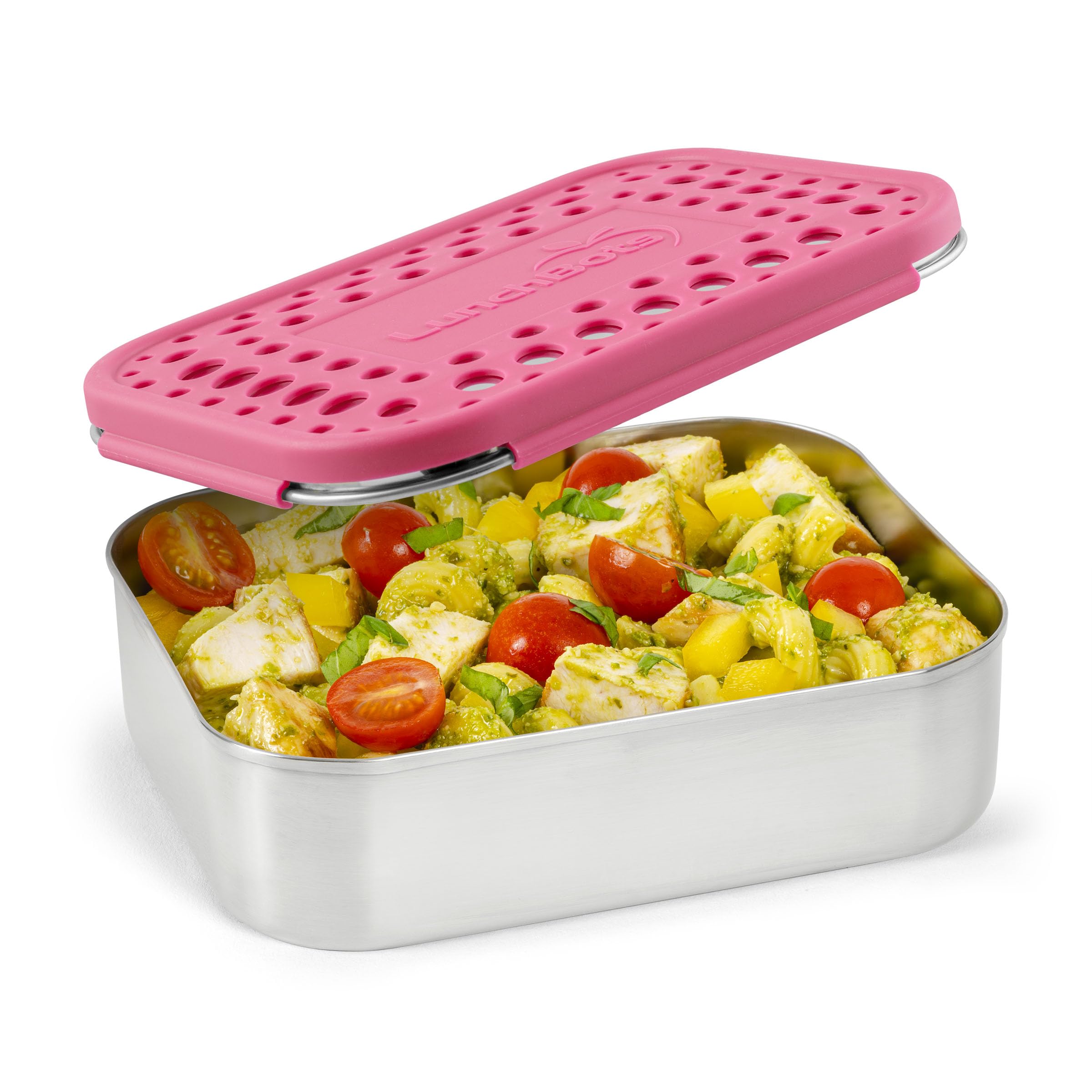 Algopix Similar Product 15 - LunchBots Medium Duo Snack Container 
