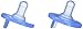 Algopix Similar Product 15 - Philips Avent Soothie Pacifier Blue