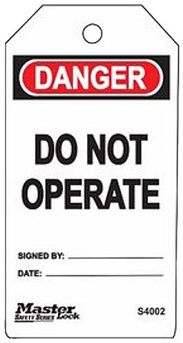 Algopix Similar Product 7 - Master Lock Danger  Do Not Operate