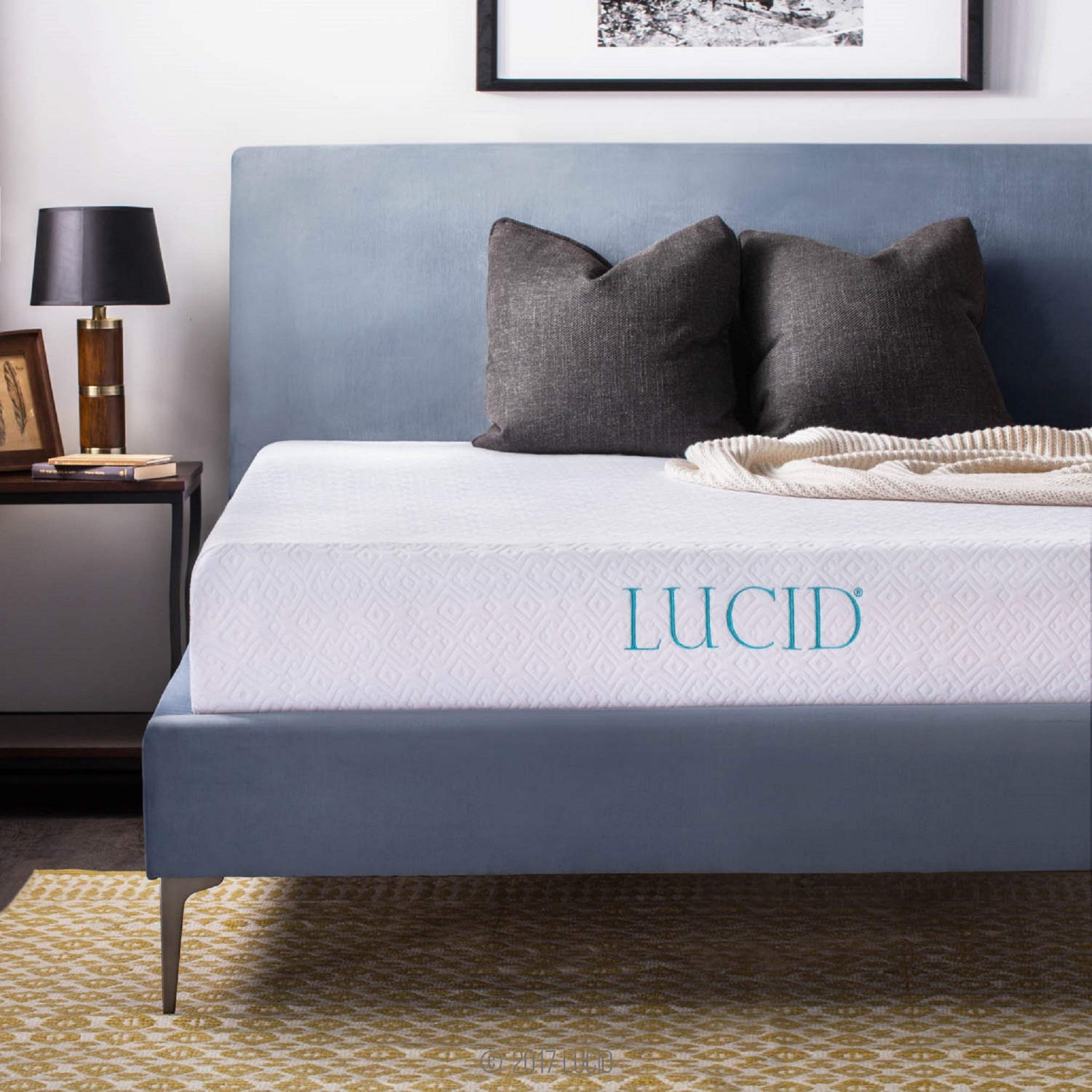 Algopix Similar Product 10 - LUCID 10 Inch 2019 Gel Memory Foam