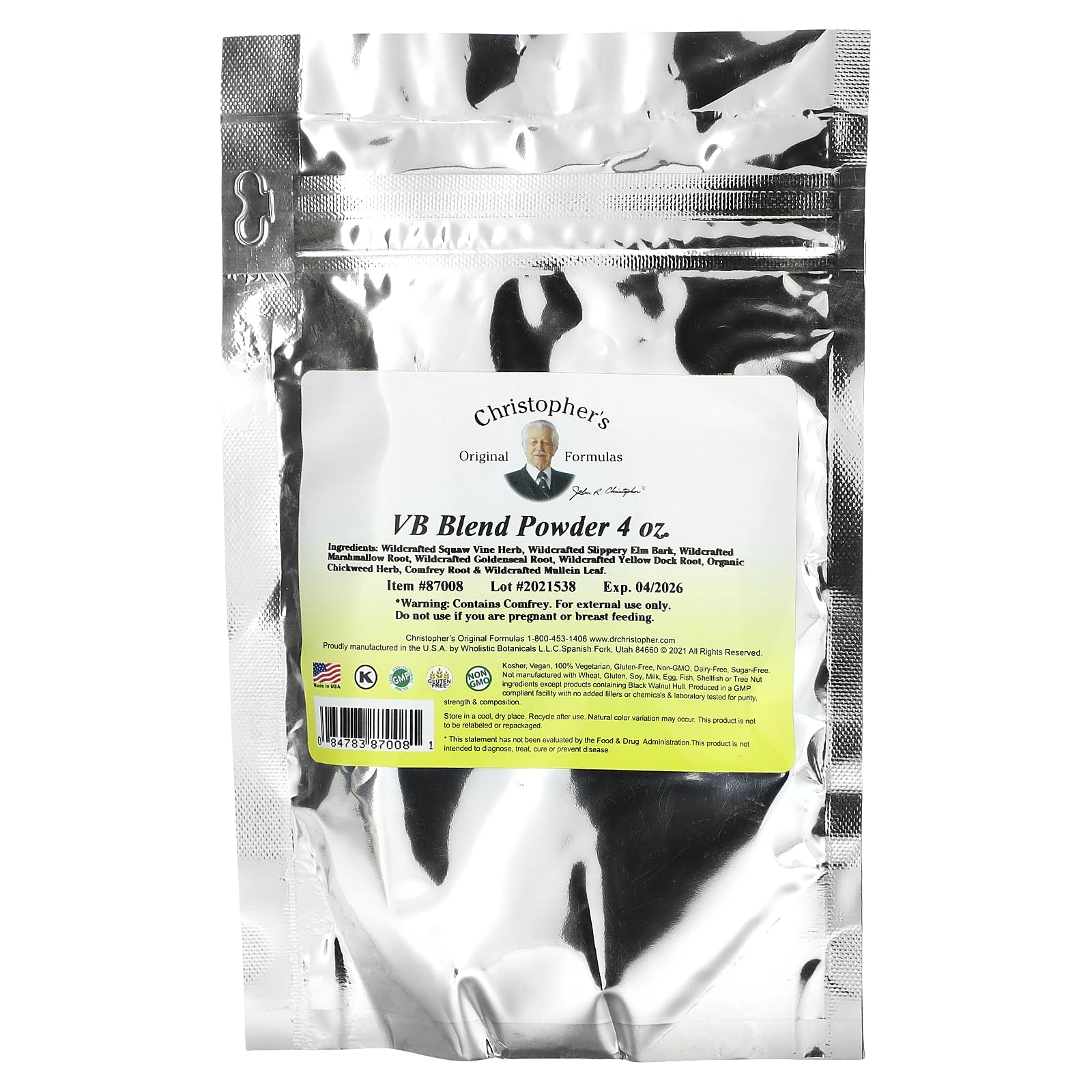 Algopix Similar Product 8 - Vb Blend Powder  4 Oz by