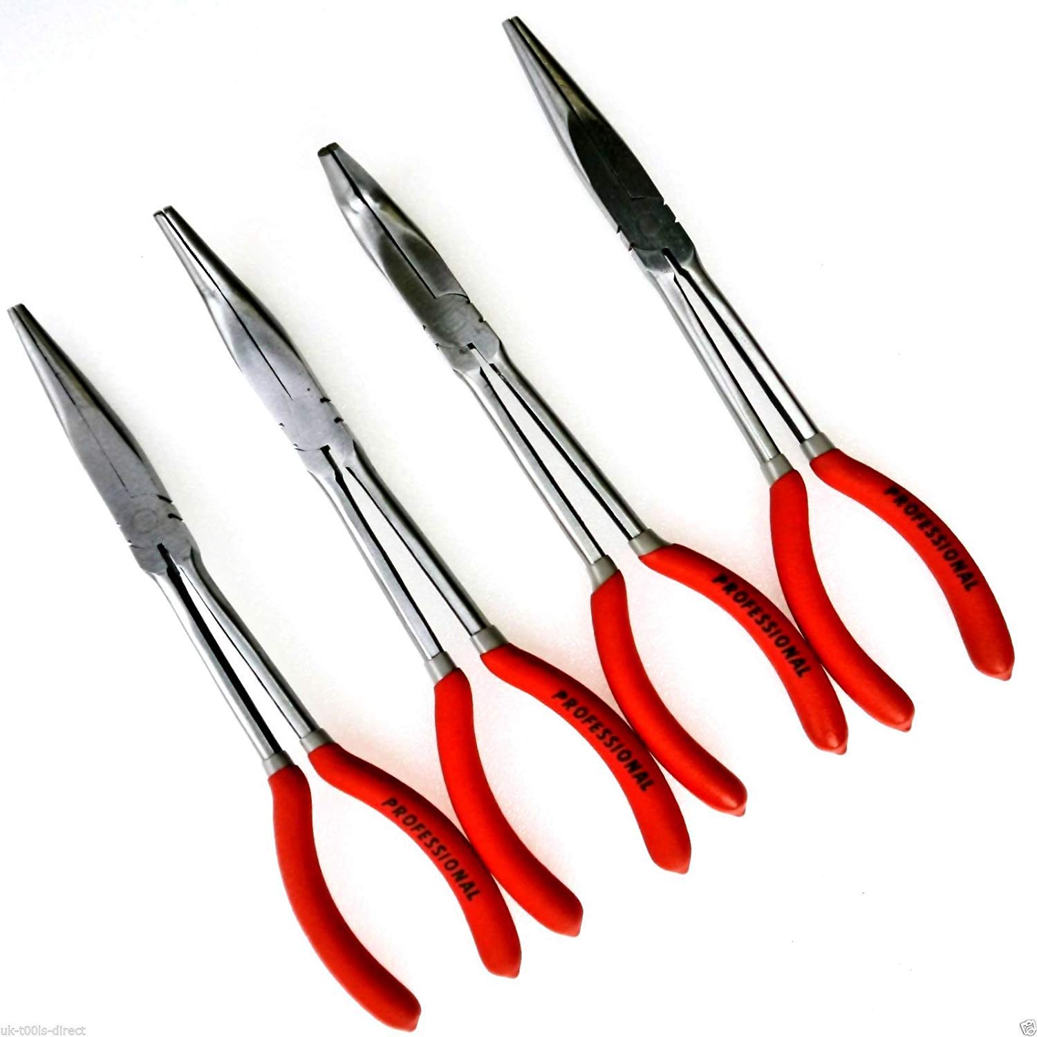 Algopix Similar Product 7 - NEILSEN TOOLS 4 Piece Long Reach Pliers