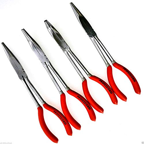 Algopix Similar Product 14 - NEILSEN TOOLS 4 Piece Long Reach Pliers