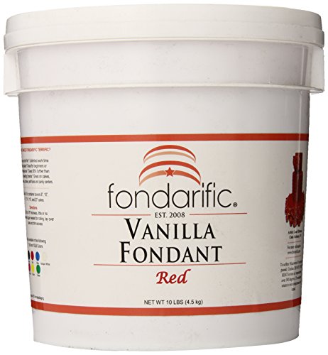 Algopix Similar Product 20 - Fondarific Vanilla Red Fondant