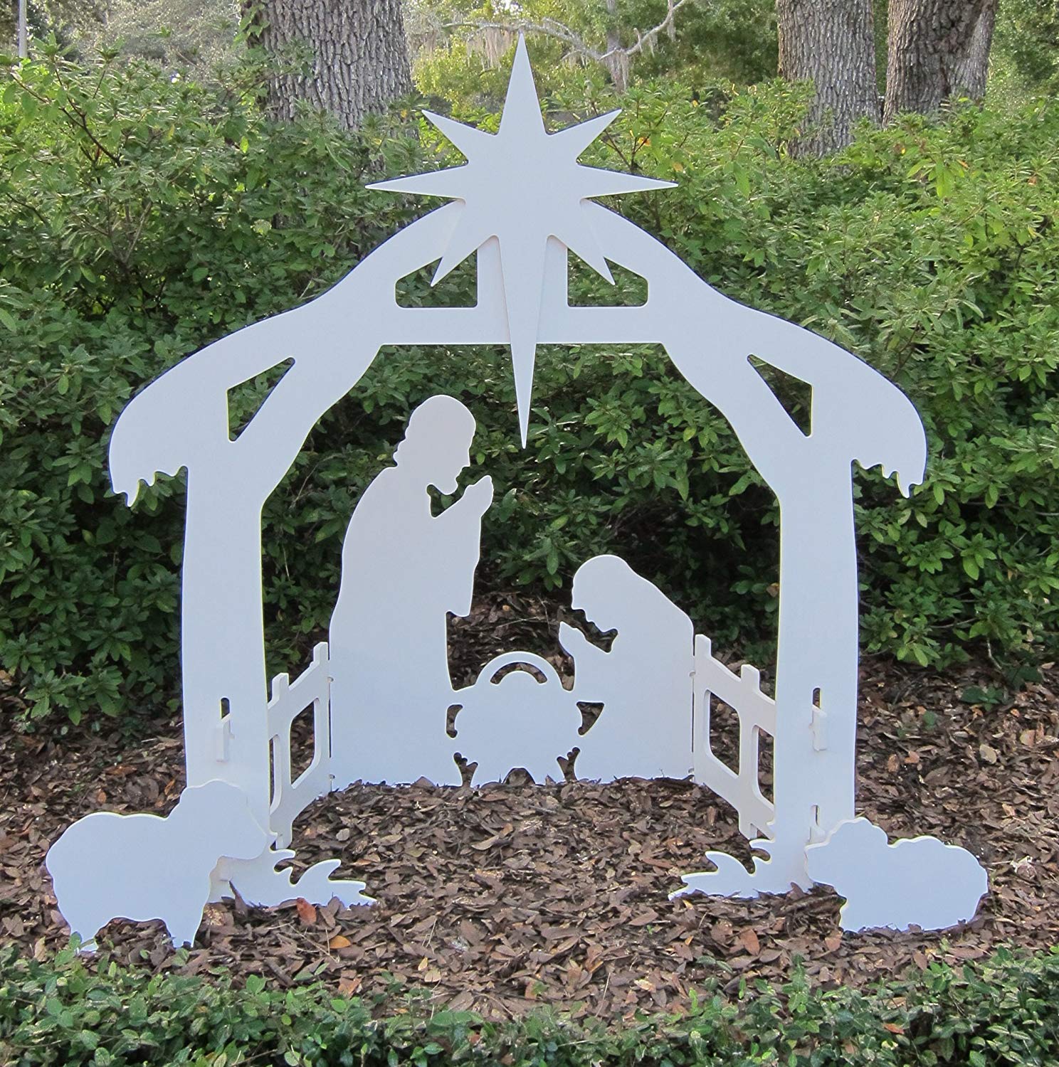 Algopix Similar Product 6 - Teak Isle Outdoor Nativity Set
