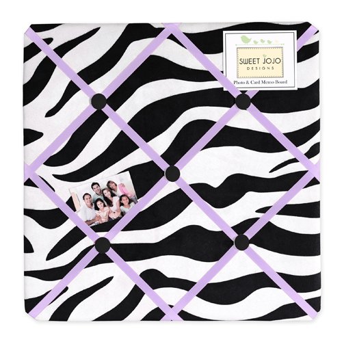 Algopix Similar Product 3 - Purple Funky Zebra Fabric MemoryMemo
