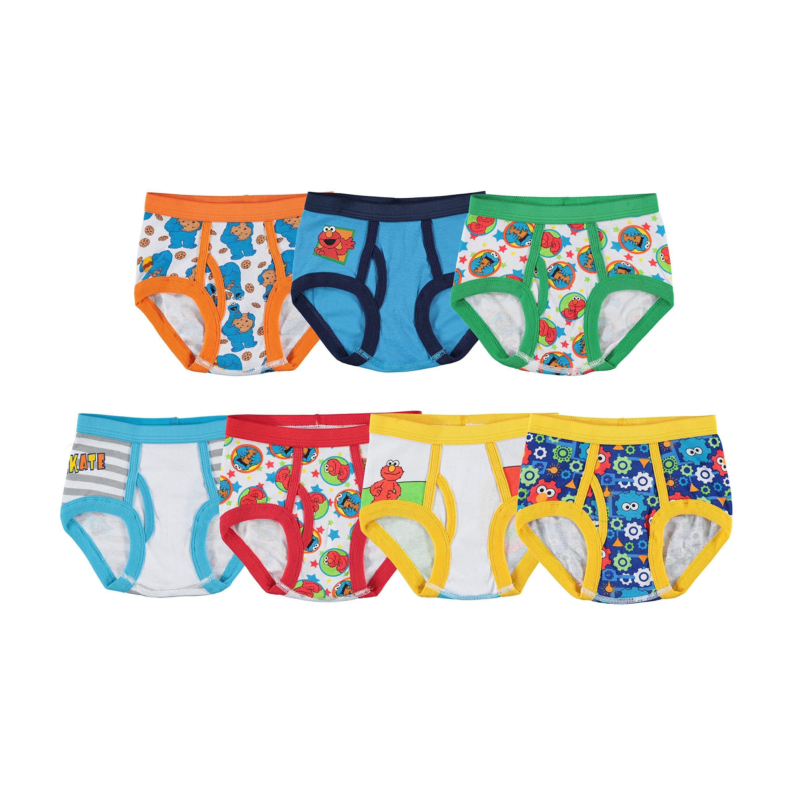 Algopix Similar Product 3 - Sesame Street Boys 7PK and 10PK 100