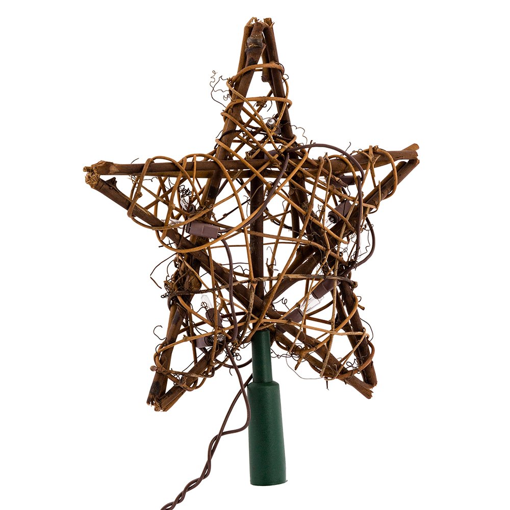Algopix Similar Product 13 - Kurt S. Adler UL1219/NAT Star Treetop