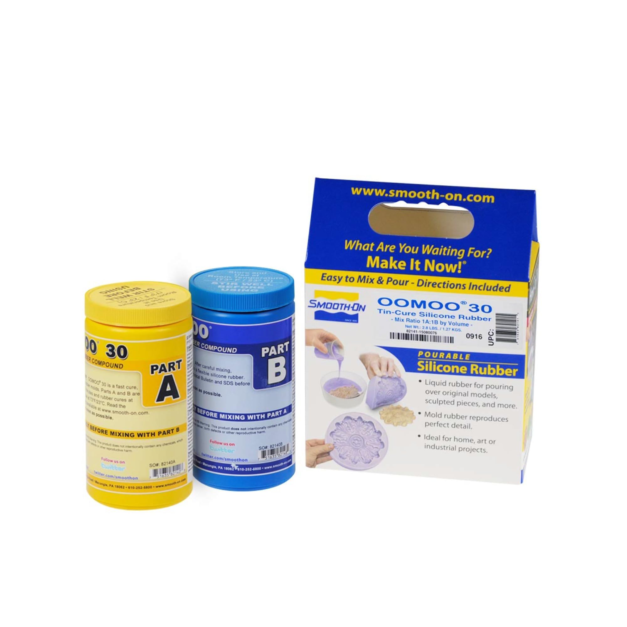 Algopix Similar Product 20 - SmoothOn OOMOO 30 Tin Cure Silicone