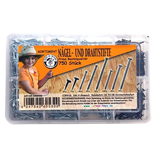 Algopix Similar Product 6 - Corvus A600532 Nails in Box  Silver