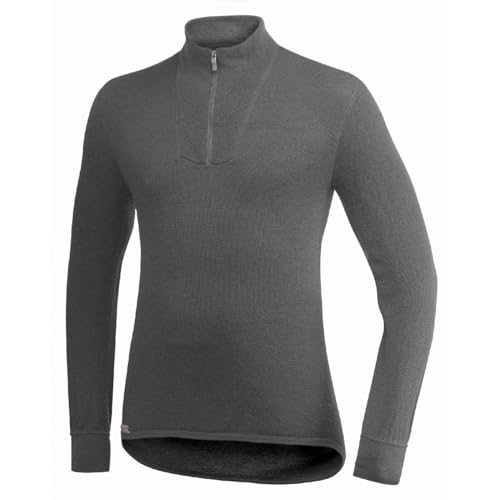 Algopix Similar Product 13 - Woolpower Zip Turtleneck 200 Grey