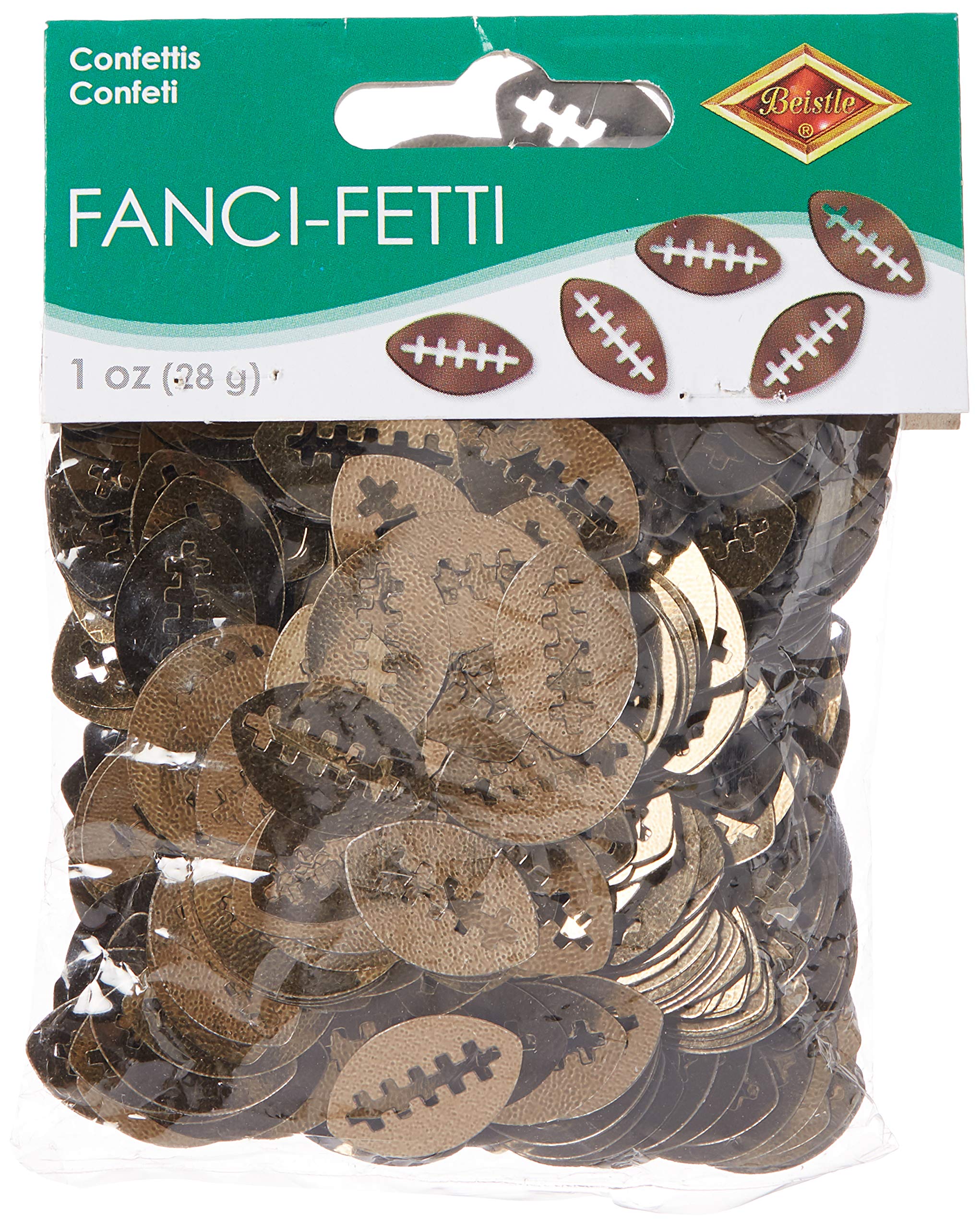 Algopix Similar Product 15 - FanciFetti Footballs brown Party