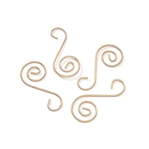 Algopix Similar Product 5 - Fancy Gold Ornament Hooks Gold