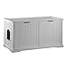 Algopix Similar Product 9 - Merry Products Cat Washroom Bench, White