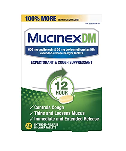 Algopix Similar Product 6 - Mucinex Dm Cought Tablets Expectorant 