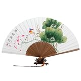Algopix Similar Product 5 - Hand Painted Folding Red Lotus Flower