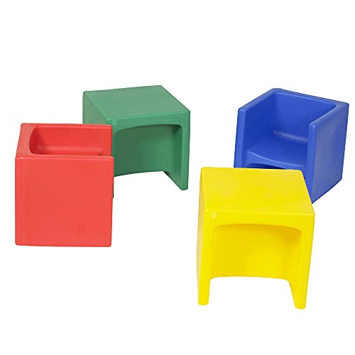 Algopix Similar Product 11 - Childrens Factory Cube Chairs Set4