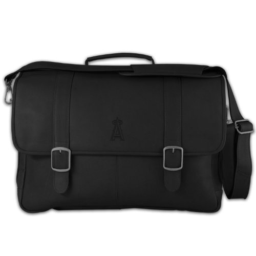 Algopix Similar Product 2 - MLB Los Angeles Angels Black Leather