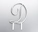 Algopix Similar Product 10 - Lillian Rose Rhinestone Monogram Cake