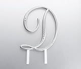 Algopix Similar Product 16 - Lillian Rose Rhinestone Monogram Cake