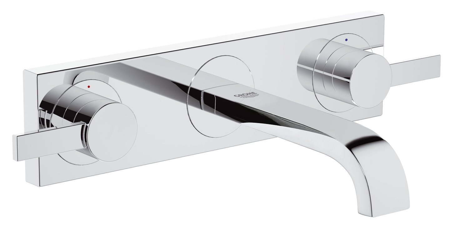 Algopix Similar Product 9 - GROHE Waschbeckenarmatur 3 Loch Allure