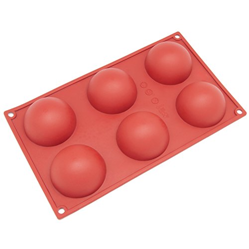 Algopix Similar Product 16 - Silicone Molds Half Sphere 6 Cup