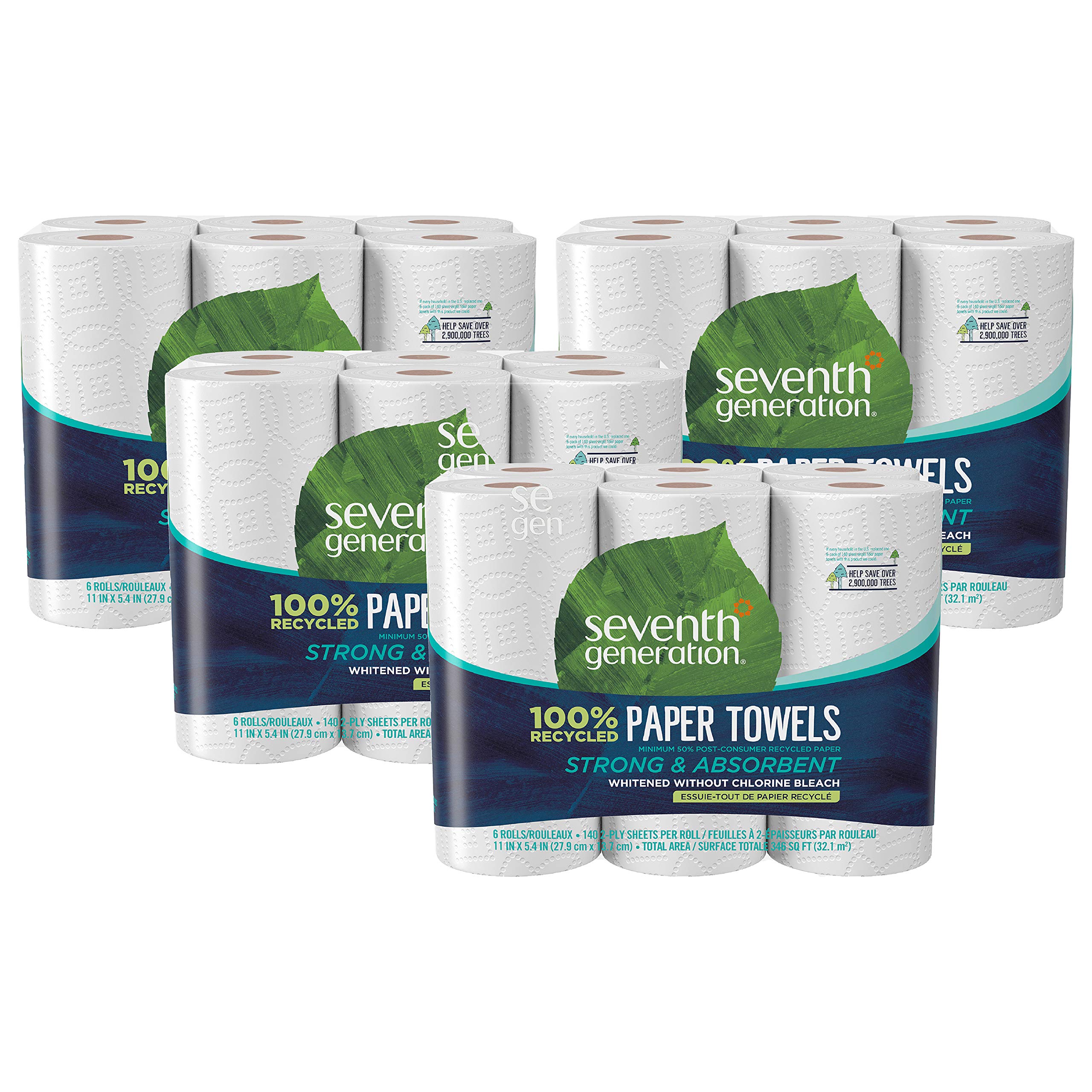 Algopix Similar Product 14 - Seventh Generation Paper Towels 100