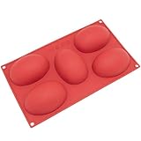 Algopix Similar Product 3 - Silicone Molds Half Egg 5 Cup