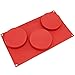 Algopix Similar Product 10 - Silicone Molds Coaster 3 Cup Cupcake