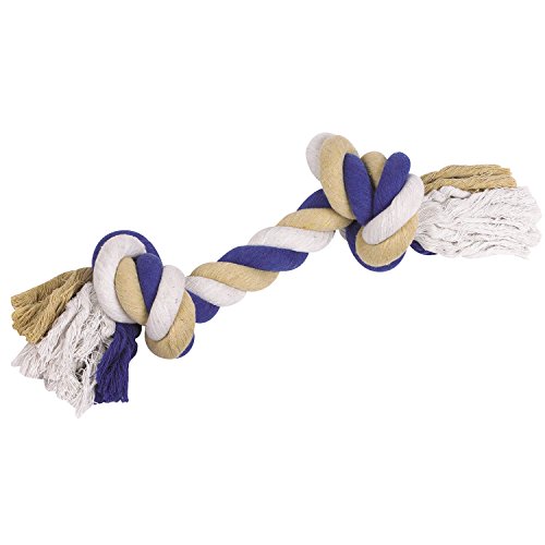 Algopix Similar Product 5 - Grriggles Rope Bones Dog Toys, Blue, 16"