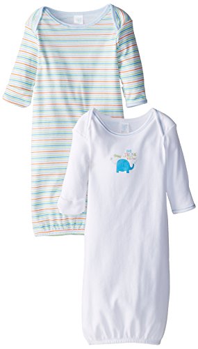 Algopix Similar Product 2 - Spasilk 2 Pack Gown  Boy Heat Transfer