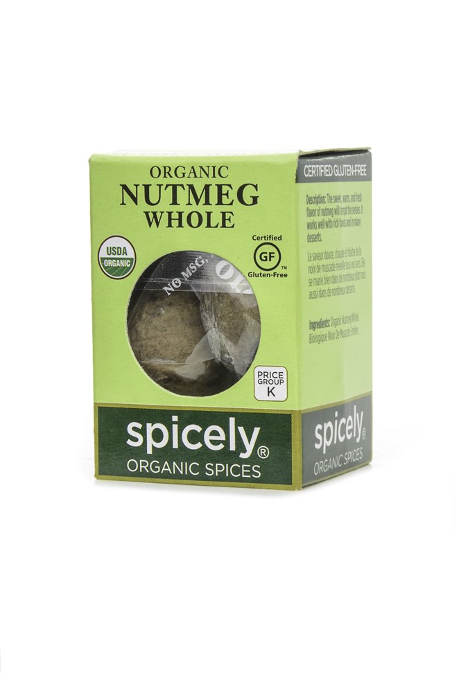 Algopix Similar Product 17 - Spicely Organic Nutmeg Whole 010 Ounce