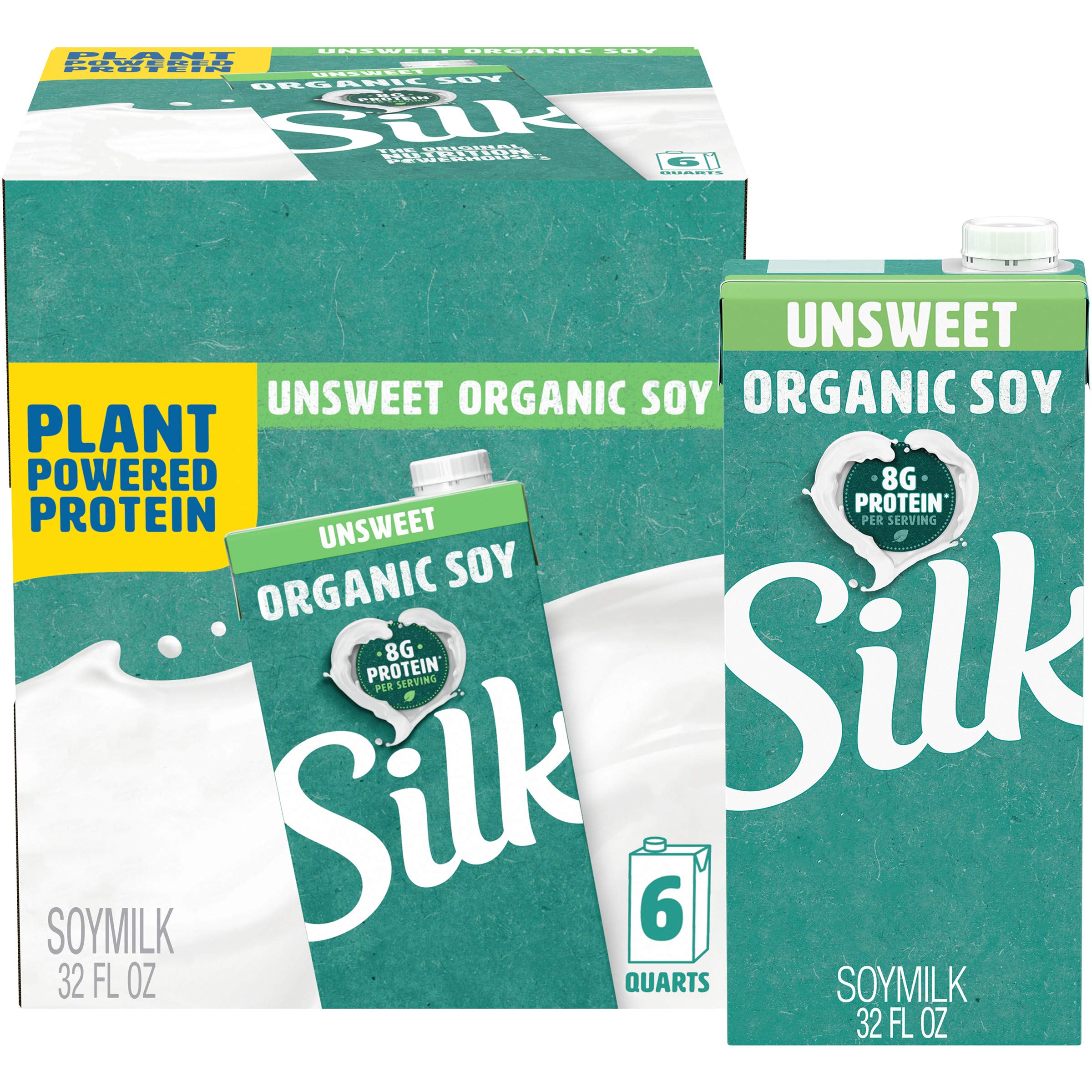 Algopix Similar Product 6 - Silk ShelfStable Organic Soy Milk