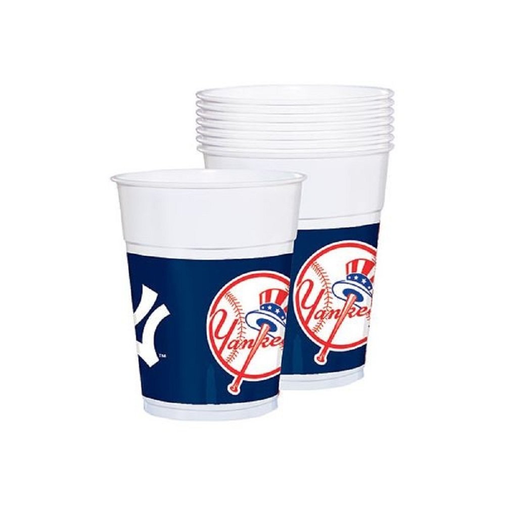 Algopix Similar Product 13 - Official New York Yankees Plastic Cups